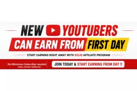 New youtubers can earn form first day